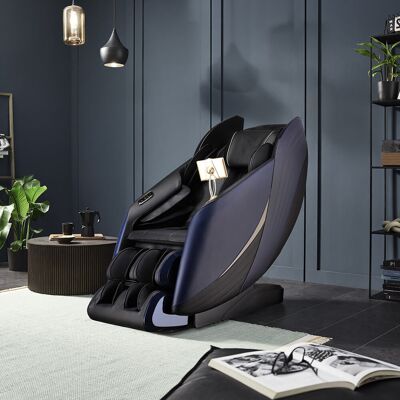 Home Deluxe Sillón de masaje con función de gravedad cero HYLOS - Azul Home Deluxe Sillón de masaje con función de gravedad cero HYLOS - Azul