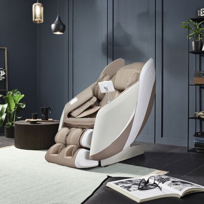 Home Deluxe Sillón de masaje con función de gravedad cero HYLOS - Caqui Home Deluxe Sillón de masaje con función de gravedad cero HYLOS - Caqui