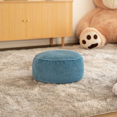 Home Deluxe Taburete CALM - 42 x 42 cm Azul Home Deluxe Taburete CALM - 42 x 42 cm Azul
