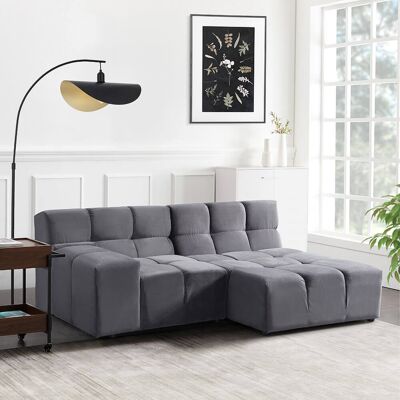 Home Deluxe - ORLENA - Anthracite - Modular - Sofa Home Deluxe - ORLENA - Anthracite - Modular - Sofa