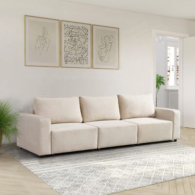 Home Deluxe VINA Sofá Cama Modular - Beige Home Deluxe VINA Sofá Cama Modular - Beige
