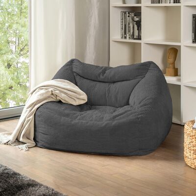 Home Deluxe Sillón COZY beanbag - antracita Home Deluxe Sillón COZY beanbag - antracita
