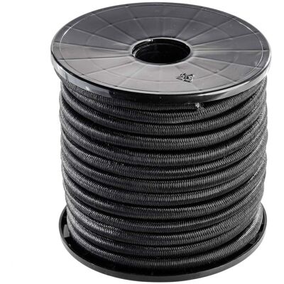 SPRINTIS Cordón elástico 10 mm, negro, látex SPRINTIS Cordón elástico 10 mm, negro, látex