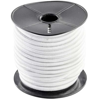 SPRINTIS Cordón elástico 6 mm blanco, látex SPRINTIS Cordón elástico 6 mm blanco, látex