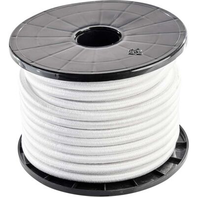 SPRINTIS Cordón elástico 8 mm blanco, látex SPRINTIS Cordón elástico 8 mm blanco, látex