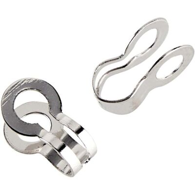 SPRINTIS 100 Unidades - Ojales de suspensión para cadenas de bolas, 3,2 mm, niquelados 3.2 mm, metal, plata SPRINTIS 100 Unidades - Ojales de suspensión para cadenas de bolas, 3,2 mm, niquelados 3.2 mm, metal, plata