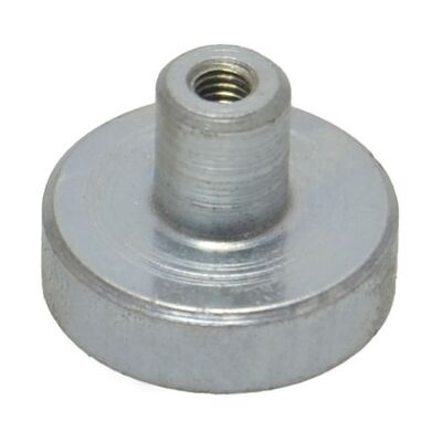 SPRINTIS Schenk GmbH & Co. KG 25 Unidades - Bases magnéticas de ferrita con casquillo roscado 16 mm 11,5 mm ferrita, acero, plata SPRINTIS Schenk GmbH & Co. KG 25 Unidades - Bases magnéticas de ferrita con casquillo roscado 16 mm 11,5 mm ferrita, acero, plata