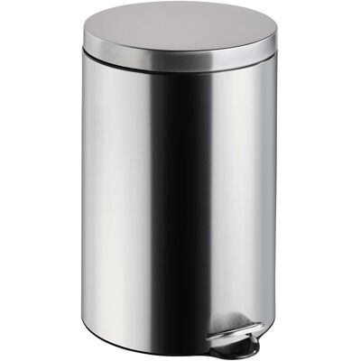 SPRINTIS 1 Cubo de basura con pedal 20 L acero inoxidable plata mate SPRINTIS 1 Cubo de basura con pedal 20 L acero inoxidable plata mate