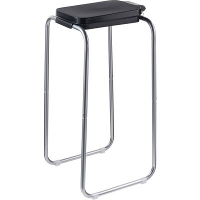 SPRINTIS 1 Soporte bolsas basura con tapa, 120 litros, acero 1 compartimento, acero plástico, plata SPRINTIS 1 Soporte bolsas basura con tapa, 120 litros, acero 1 compartimento, acero plástico, plata