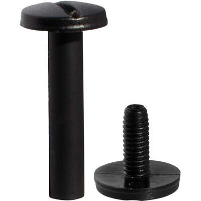 SPRINTIS Schenk GmbH & Co. KG 100 Unidades - Tornillos plásticos para encuadernar, negro 30 mm, poliamida SPRINTIS Schenk GmbH & Co. KG 100 Unidades - Tornillos plásticos para encuadernar, negro 30 mm, poliamida