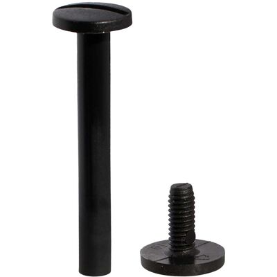 SPRINTIS Schenk GmbH & Co. KG 100 Unidades - Tornillos plásticos para encuadernar, negro 40 mm, poliamida SPRINTIS Schenk GmbH & Co. KG 100 Unidades - Tornillos plásticos para encuadernar, negro 40 mm, poliamida