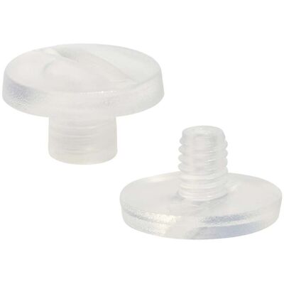 SPRINTIS 100 Unidades - Tornillos plásticos para encuadernar, 5 mm transparente, poliamida SPRINTIS 100 Unidades - Tornillos plásticos para encuadernar, 5 mm transparente, poliamida