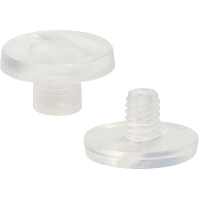 SPRINTIS Schenk GmbH & Co. KG 100 Unidades - Tornillos plásticos para encuadernar, transparente 5 mm, poliamida SPRINTIS Schenk GmbH & Co. KG 100 Unidades - Tornillos plásticos para encuadernar, transparente 5 mm, poliamida