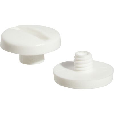 SPRINTIS Schenk GmbH & Co. KG 100 Unidades - Tornillos plásticos para encuadernar, blanco 5 mm, poliamida SPRINTIS Schenk GmbH & Co. KG 100 Unidades - Tornillos plásticos para encuadernar, blanco 5 mm, poliamida