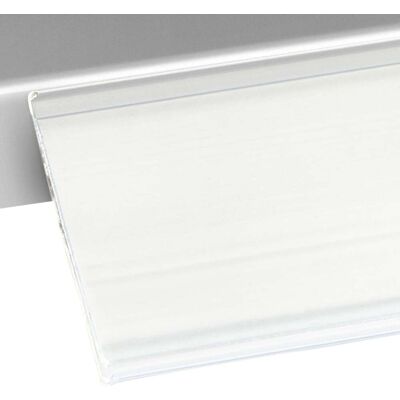 SPRINTIS 100 Unidades - Regleta portaprecios DBR autoadhesiva 39 mm 550 mm blanco para pegar (cinta adhesiva estándar), PVC SPRINTIS 100 Unidades - Regleta portaprecios DBR autoadhesiva 39 mm 550 mm blanco para pegar (cinta adhesiva estándar), PVC