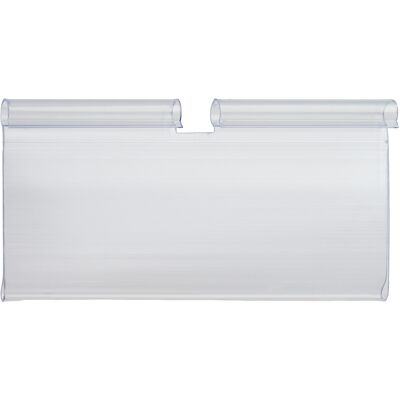 SPRINTIS 100 Unidades - Portaprecios para ganchos de panel perforado 100 mm 39 mm, PVC, transparente SPRINTIS 100 Unidades - Portaprecios para ganchos de panel perforado 100 mm 39 mm, PVC, transparente