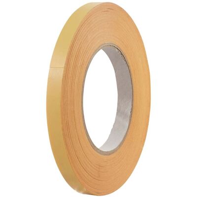 SPRINTIS Cinta adhesiva de tela no tejida de doble cara, adhesivo de caucho fuerte, VS10 12 mm, papel, translúcido SPRINTIS Cinta adhesiva de tela no tejida de doble cara, adhesivo de caucho fuerte, VS10 12 mm, papel, translúcido