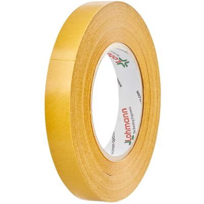 DuploCOLL 3720, cinta adhesiva de papel especial de doble cara, adhesivo acrílico muy fuerte 19 mm 50 m, translúcido DuploCOLL 3720, cinta adhesiva de papel especial de doble cara, adhesivo acrílico muy fuerte 19 mm 50 m, translúcido