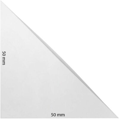 SPRINTIS 100 Unidades - Sobres triangulares, autoadhesivos, lámina, transparentes 50 x 50 mm, PP SPRINTIS 100 Unidades - Sobres triangulares, autoadhesivos, lámina, transparentes 50 x 50 mm, PP