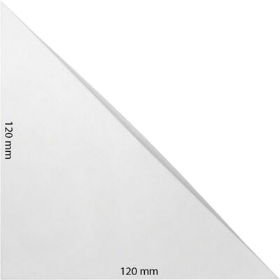 SPRINTIS 100 Unidades - Sobres triangulares, autoadhesivos, lámina, transparentes 120 x 120 mm, PP SPRINTIS 100 Unidades - Sobres triangulares, autoadhesivos, lámina, transparentes 120 x 120 mm, PP