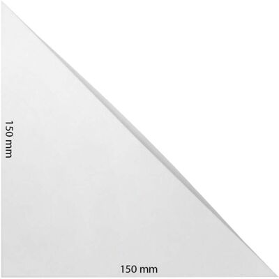 SPRINTIS 100 Unidades - Sobres triangulares, autoadhesivos, lámina, transparentes 150 x 150 mm, PP SPRINTIS 100 Unidades - Sobres triangulares, autoadhesivos, lámina, transparentes 150 x 150 mm, PP
