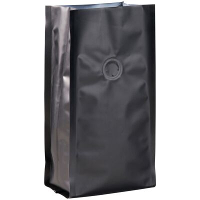 SPRINTIS 1000 Unidades - Bolsa de café con válvula, negra 245 x 100 mm, OPP aluminio PE, negro SPRINTIS 1000 Unidades - Bolsa de café con válvula, negra 245 x 100 mm, OPP aluminio PE, negro