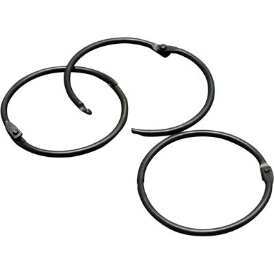 SPRINTIS 100 Unidades - Anillas para encuadernar metal 50 mm negro SPRINTIS 100 Unidades - Anillas para encuadernar metal 50 mm negro