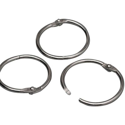 SPRINTIS 100 Unidades - Anillas para encuadernar metal 32 mm plata SPRINTIS 100 Unidades - Anillas para encuadernar metal 32 mm plata