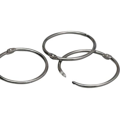 SPRINTIS 100 Unidades - Anillas para encuadernar metal 63 mm plata SPRINTIS 100 Unidades - Anillas para encuadernar metal 63 mm plata