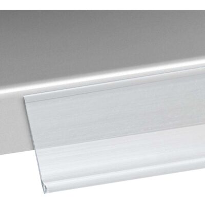 SPRINTIS 100 Unidades - Regleta portaprecios DBR autoadhesiva 26 mm 100 mm transparente para pegar (cinta adhesiva estándar), PVC SPRINTIS 100 Unidades - Regleta portaprecios DBR autoadhesiva 26 mm 100 mm transparente para pegar (cinta adhesiva estándar), PVC