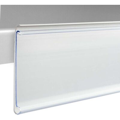 SPRINTIS 1 Regleta portaprecios DBR autoadhesiva con borde de agarre 39 mm 1000 mm blanco para pegar (cinta adhesiva estándar), PVC SPRINTIS 1 Regleta portaprecios DBR autoadhesiva con borde de agarre 39 mm 1000 mm blanco para pegar (cinta adhesiva estándar), PVC