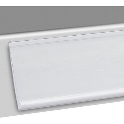 SPRINTIS 100 Unidades - Regleta portaprecios DBR autoadhesiva 35 mm 100 mm transparente para pegar (cinta adhesiva estándar), PVC SPRINTIS 100 Unidades - Regleta portaprecios DBR autoadhesiva 35 mm 100 mm transparente para pegar (cinta adhesiva estándar), PVC