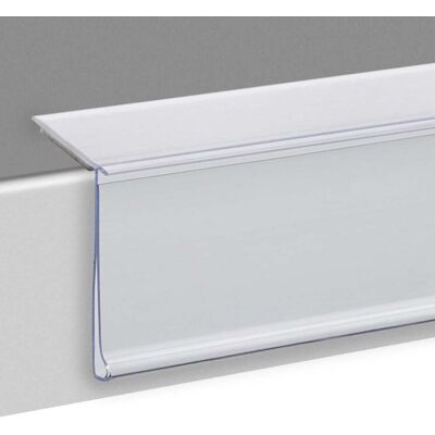 SPRINTIS 100 Unidades - Regleta portaprecios HE autoadhesiva, 15° ángulo de lectura 26 mm 100 mm transparente para pegar (cinta adhesiva de espuma) SPRINTIS 100 Unidades - Regleta portaprecios HE autoadhesiva, 15° ángulo de lectura 26 mm 100 mm transparente para pegar (cinta adhesiva de espuma)