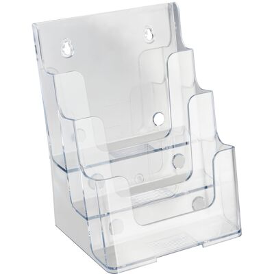 SPRINTIS 1 Portafolletos de pared/de pie, poliestireno, transparente PTXC 3 x A5, PS SPRINTIS 1 Portafolletos de pared/de pie, poliestireno, transparente PTXC 3 x A5, PS