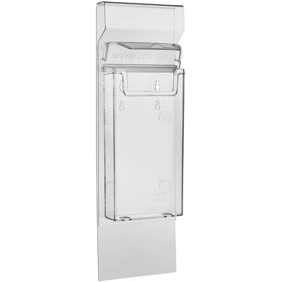 SPRINTIS 1 Portafolletos para caballetes publicitarios, resistente a la intemperie con tapa, transparente 1/3 A4, PS GPET SPRINTIS 1 Portafolletos para caballetes publicitarios, resistente a la intemperie con tapa, transparente 1/3 A4, PS GPET