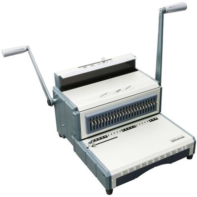 SPRINTIS 1 Máquina para encuadernaciones de alambre S210, para canutillos metálicos 2:1 (hasta máx. A4), hierro PVC goma, gris SPRINTIS 1 Máquina para encuadernaciones de alambre S210, para canutillos metálicos 2:1 (hasta máx. A4), hierro PVC goma, gris