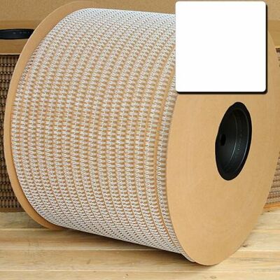 SPRINTIS Carrete de canutillos metálicos 3:1 14,3 mm (9/16") blanco, plástico acero SPRINTIS Carrete de canutillos metálicos 3:1 14,3 mm (9/16") blanco, plástico acero