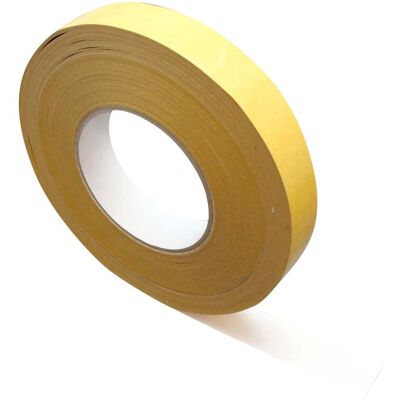 SPRINTIS Cinta adhesiva de PVC de doble cara, blanca, adhesivo de acrilato fuerte, CLM22 19 mm, PVC papel, blanco SPRINTIS Cinta adhesiva de PVC de doble cara, blanca, adhesivo de acrilato fuerte, CLM22 19 mm, PVC papel, blanco