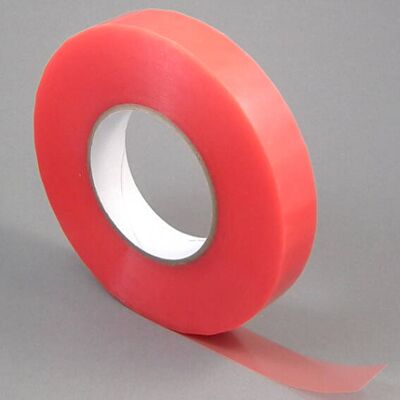 SPRINTIS Cinta adhesiva de PET de doble cara, adhesivo de acrilato fuerte, cubierta de lámina roja, TLM21 25 mm, PET papel, transparente SPRINTIS Cinta adhesiva de PET de doble cara, adhesivo de acrilato fuerte, cubierta de lámina roja, TLM21 25 mm, PET papel, transparente