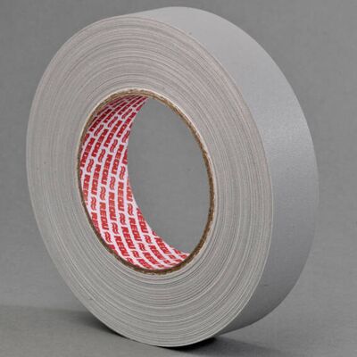 SPRINTIS Cinta de refuerzo REGUtex R, cinta de tela, barnizada gris 25 mm SPRINTIS Cinta de refuerzo REGUtex R, cinta de tela, barnizada gris 25 mm