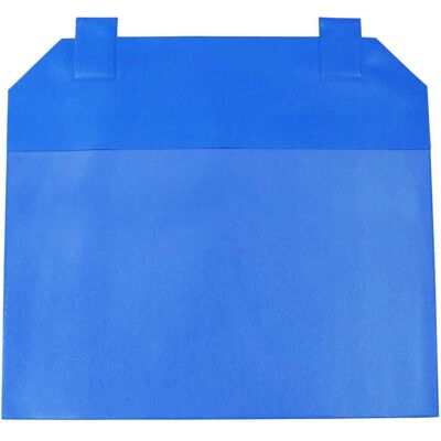 SPRINTIS 10 Unidades - Sobre para identificación para contenedores de alambre, con cierre magnético A4 Formato horizontal, PVC blando, azul SPRINTIS 10 Unidades - Sobre para identificación para contenedores de alambre, con cierre magnético A4 Formato horizontal, PVC blando, azul