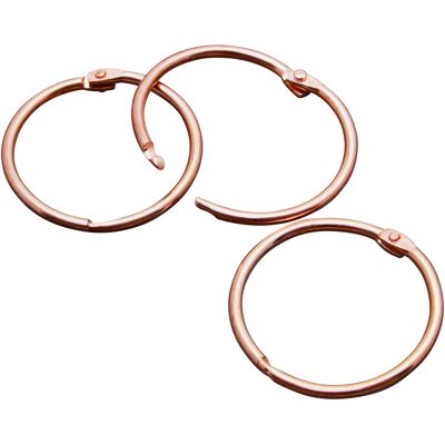 SPRINTIS 100 Unidades - Anillas para encuadernar metal 32 mm cobre SPRINTIS 100 Unidades - Anillas para encuadernar metal 32 mm cobre