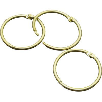 SPRINTIS 100 Unidades - Anillas para encuadernar metal 19 mm dorado SPRINTIS 100 Unidades - Anillas para encuadernar metal 19 mm dorado
