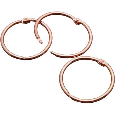 SPRINTIS 100 Unidades - Anillas para encuadernar metal 38 mm cobre SPRINTIS 100 Unidades - Anillas para encuadernar metal 38 mm cobre