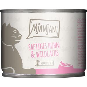MjAMjAM 24 x 200 g - Pack ahorro - jugosa carne de pollo y salmón salvaje MjAMjAM 24 x 200 g - Pack ahorro - jugosa carne de pollo y salmón salvaje