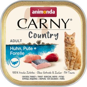 animonda Carny Country Adult 32 x 100 g - Pack Ahorro - Pollo, pavo y trucha animonda Carny Country Adult 32 x 100 g - Pack Ahorro - Pollo, pavo y trucha