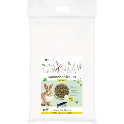 Comida para conejos Bunny Nature - Básico, 4kg, Bajo calcio, 21% fibra Comida para conejos Bunny Nature - Básico, 4kg, Bajo calcio, 21% fibra