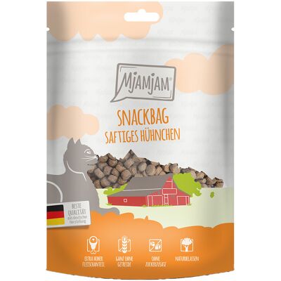 MjAMjAM Snackbag con pollo snacks para gatos - 4 x 125 g - Pack Ahorro MjAMjAM Snackbag con pollo snacks para gatos - 4 x 125 g - Pack Ahorro