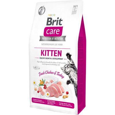 Brit Care Grain-Free Kitten Healthy Growth & Development - 7 kg Brit Care Grain-Free Kitten Healthy Growth & Development - 7 kg