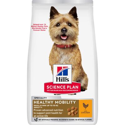 Hill's Science Plan Comida para perros pequeñas y mini pollo - Apoyo a la movilidad Hill's Science Plan Comida para perros pequeñas y mini pollo - Apoyo a la movilidad